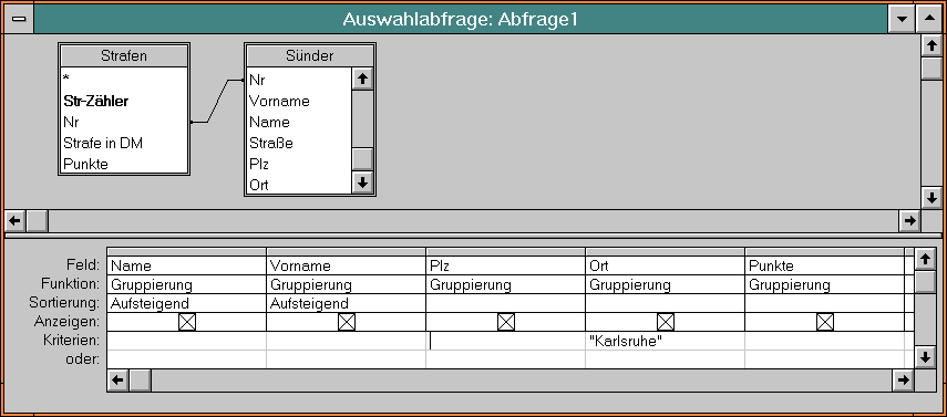 Abfrage Karlsruhe