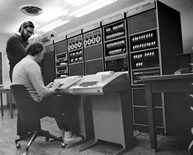 Ken and Dennis by PDP-11